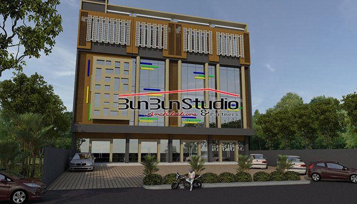 Desain Gambar Arsitektur Bangunan BSD Tangerang